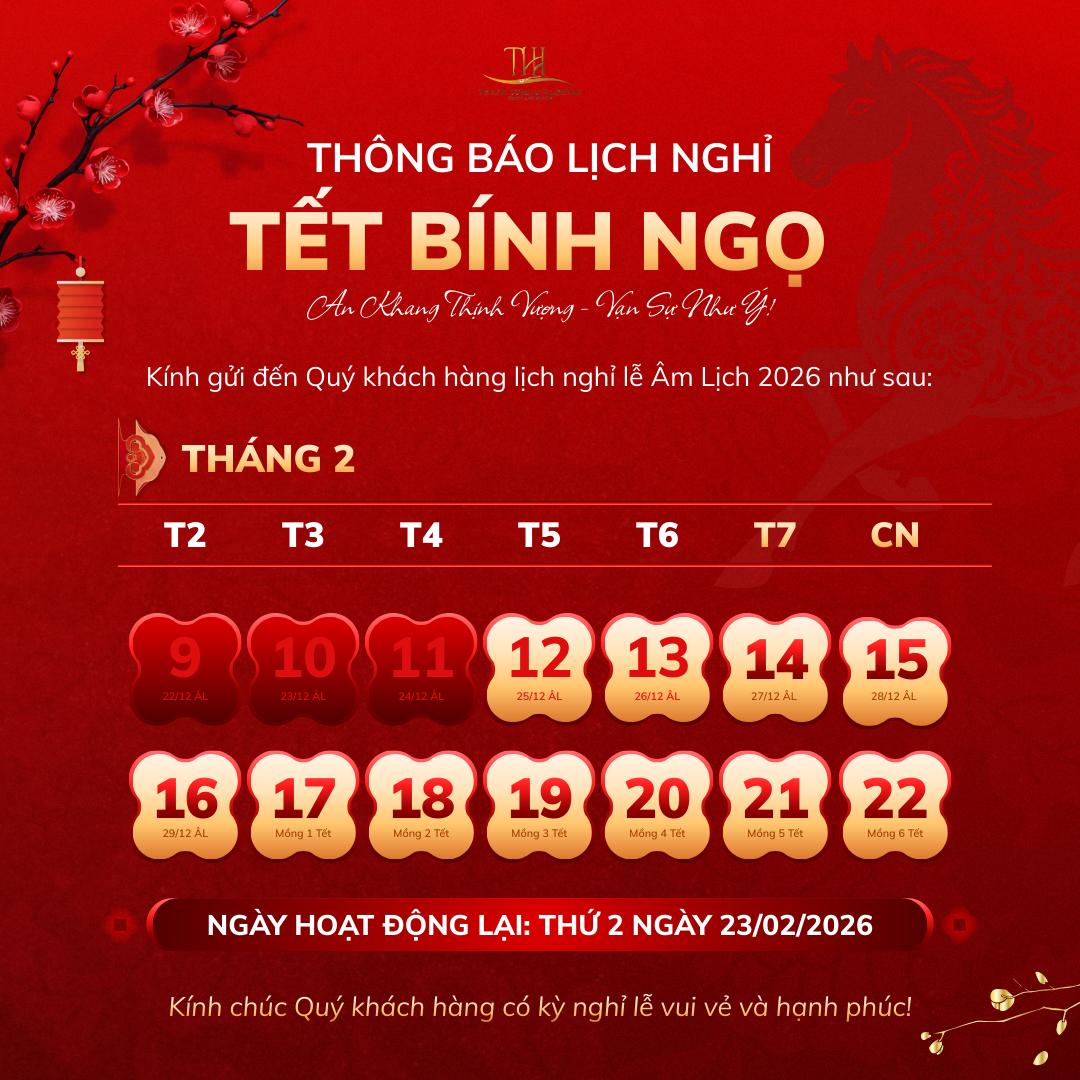 ỏ Phong Cách Tết Nguyên Đán Thông báo nghỉ lễ Bài đăng Instagram